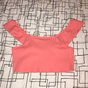 Short Frilled Top-Coral